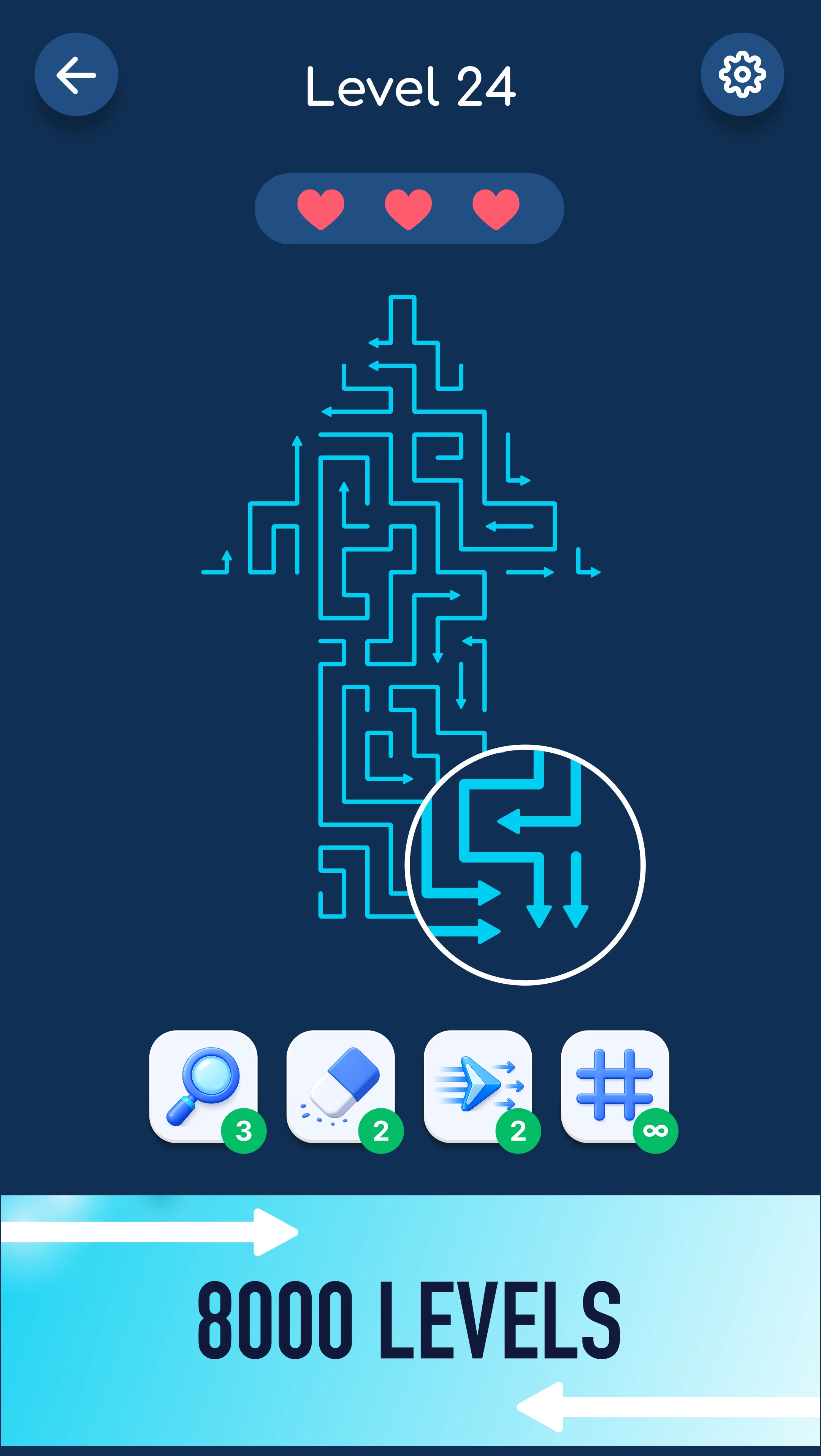 Arrows Gone: Arrow Puzzle Game screenshot